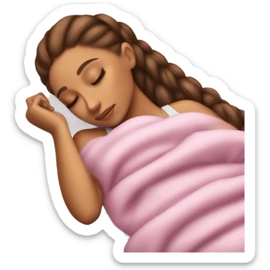 Ariana Grande sleeping sticker