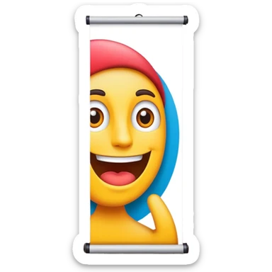 roll up poster sticker