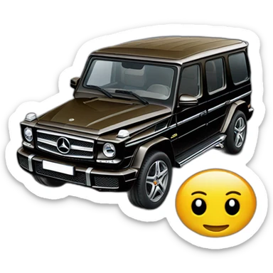 Mercedes black classe G sticker
