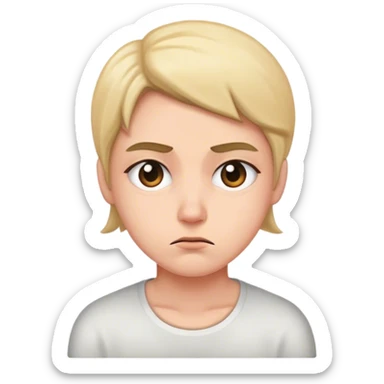 side eye guilty face  sticker