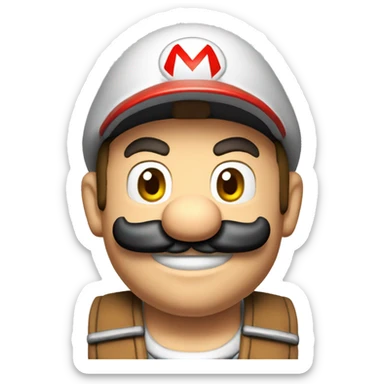 Super Mario Plumber sticker