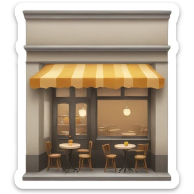 Cafe sticker