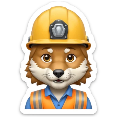 Es un lobo, líder, de caracter fuerte pero amable, es el maestro constructor de la manada, y realiza muchos trabajos para acondicionar las casas y oficinas sticker