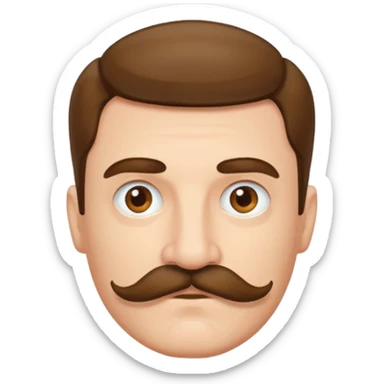 stefan cel mare with mustache sticker