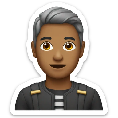 Carita de estrés  sticker