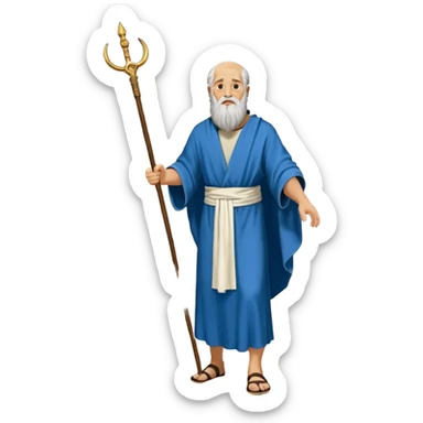 In the Hebrew Bible, Jethro[a] was Moses's father-in-law, a Kenite shepherd and priest of Midian,[, Moses' father-in-law is initially referred to as "Reuel" (Exodus 2:18) but afterwards as "Jethro" (Exodus 3:1). He was also identified as the father of Hobab in Numbers 10:29 sticker