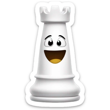 White Defending a piece of poop emoji sticker