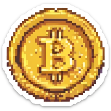 gold coin sticker