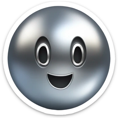 Metal cute Kirby ball driving on 4 car wheels sticker