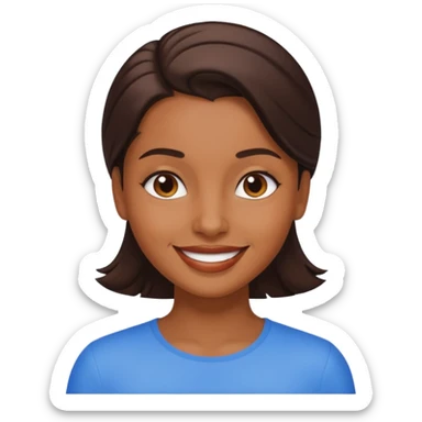 Clean girl brown sticker