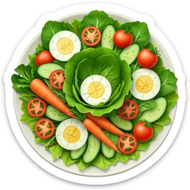 healthy salad sticker