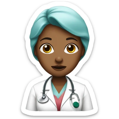 female surgeon scientist working in emergency bleeding sticker