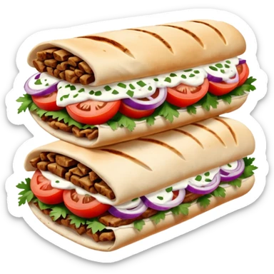 gyros shawarma sticker