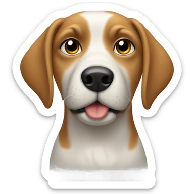 dog with autism sticker