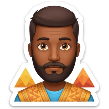 a guy thats south Indian and has a triangle face sticker