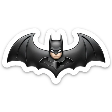 Batman logo sticker
