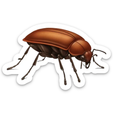 Anticapitalist bedbug sticker