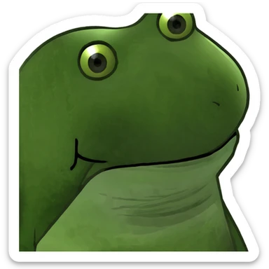 Upside down cross sticker