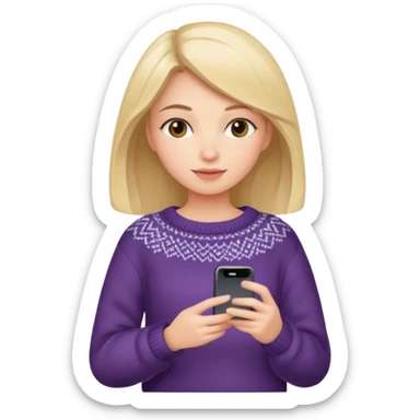 girl online shopping  sticker