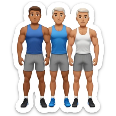 guy in gym with coach sticker