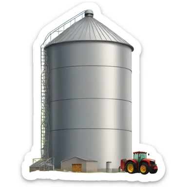 farm silo sticker