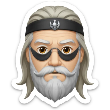odin with eyepatch sticker