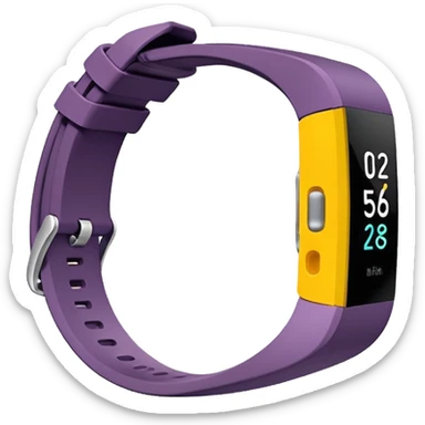 a #00DDC5 fitbit band in the style of an ios emoji  sticker