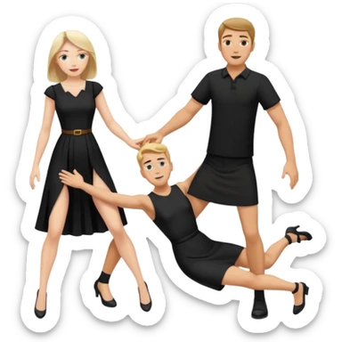Woman's legs spread wide while man fucks her deep missionary sticker