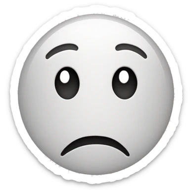 A normal circle looking generic apple emoji but side eye as in u can see one side of the face and its in a “funny” and suspicious way starring at u. U know what sode eye mean sticker