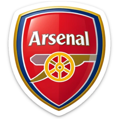 Arsenal football logo sticker