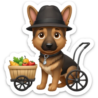  -night-market-vendor-germanshepperd dog sticker