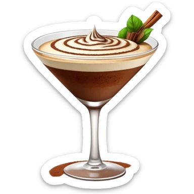Tiramisu martini sticker