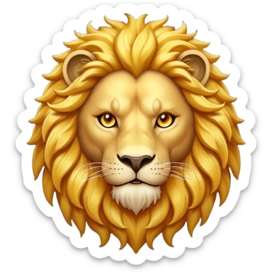 mythical lion sticker