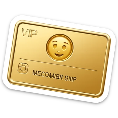 membership vip sticker