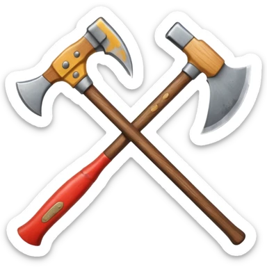 fireman's axe sticker