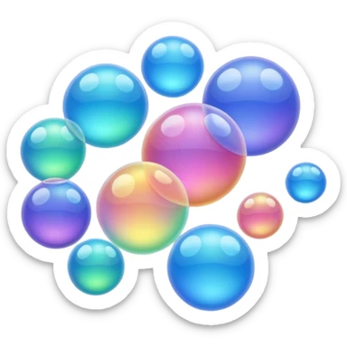 Millions of bubbles sticker