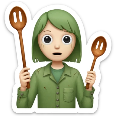 the meme from 2004 salad fingers i like rusty spoons sticker