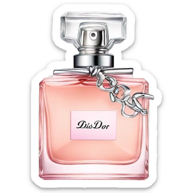 miss dior parfume sticker