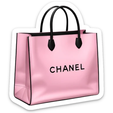 Victoria secret shopping bag, Sephora shopping bag, Chanel shopping bag sticker