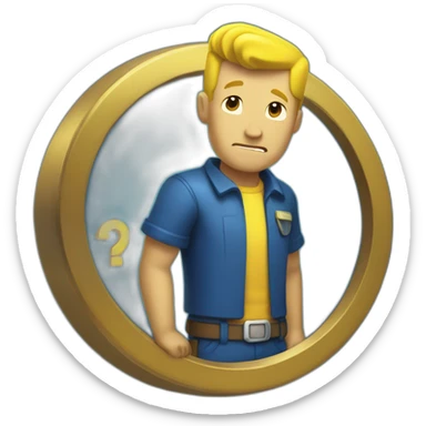 vault boy sticker