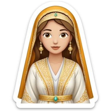 Robe mariage roi Mohammed VI sticker