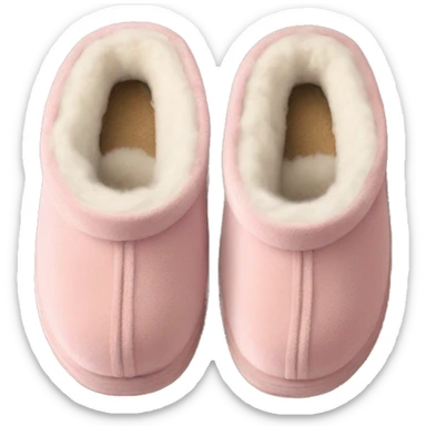UGG slippers light pink sticker