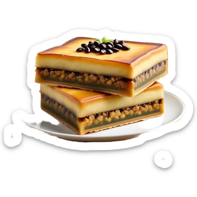martabak manis-cinematic-realistic-martabak manis-dish-emoji,-depicted-as-a-single,-square-slice-of-sweet,-thick-martabak manis-with-a-rich,-indulgent-filling,-rendered-with-detailed-textures-and-vibrant,-appetizing-lighting sticker