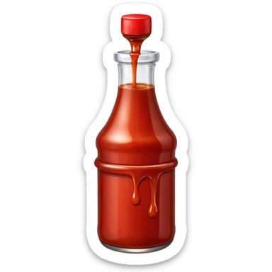 barbecue sauce bottle sticker