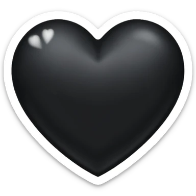 Black heart like this ❤️‍🩹 sticker