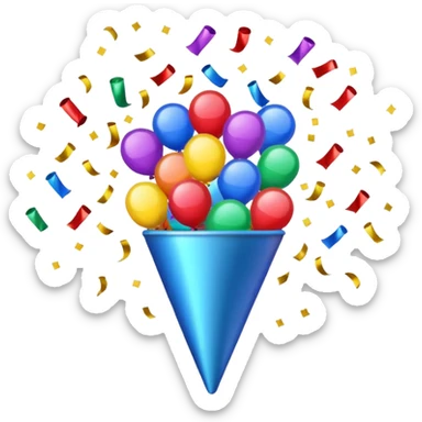 party popper sticker