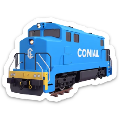 Conrail electric boxy locomotive sticker