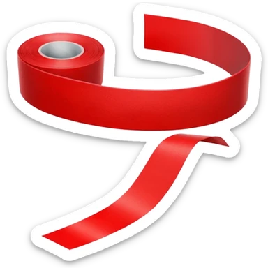 a race finish  with tape sticker