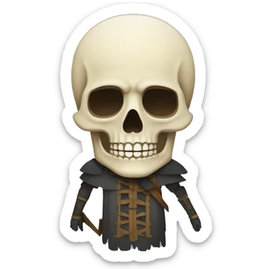 Guadaña de la muerte sticker