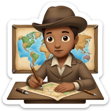 Cartographer sticker